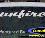 DC07345 Pontiac Sunfire Decal
