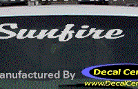 DC07345 Pontiac Sunfire Decal 