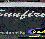 DC07346 Pontiac Sunfire Decal