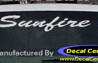 DC07346 Pontiac Sunfire Decal 