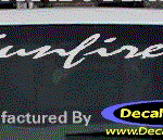 DC07347 Pontiac Sunfire Decal