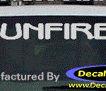 DC07348 Pontiac Sunfire Decal