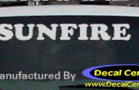 DC07349 Pontiac Sunfire Decal 