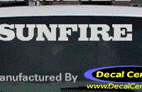 DC07352 Pontiac Sunfire Decal 