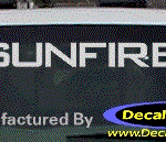 DC07355 Pontiac Sunfire Decal w/Arrowhead