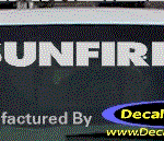 DC07358 Pontiac Sunfire Decal w/Arrowhead
