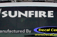 DC07359 Pontiac Sunfire Decal w/Arrowhead 