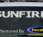 DC07360 Pontiac Sunfire Decal w/Arrowhead