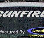 DC07363 Pontiac Sunfire Decal w/Arrowhead