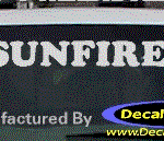 DC07371 Pontiac Sunfire Decal w/Arrowhead