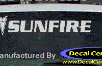 DC07373 Pontiac Sunfire Decal w/Arrowhead 