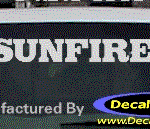 DC07374 Pontiac Sunfire Decal w/Arrowhead