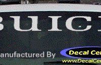 DC08001 Buick Decal 