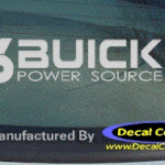 DC08002 Buick Power Source Decal