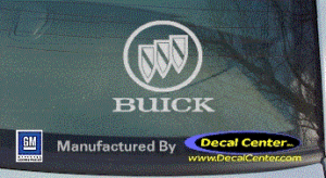 DC08003 Buick Symbol Decal