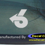 DC08004 Buick Turbo 6 Emblem Decal
