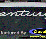 DC08005 Buick Century Decal