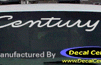 DC08005 Buick Century Decal 