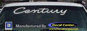 DC08005 Buick Century Decal