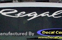 DC08006 Buick Regal Decal 