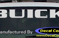 DC08009 Buick Decal 