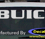DC08010 Buick Decal