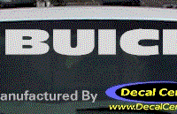 DC08012 Buick Decal 