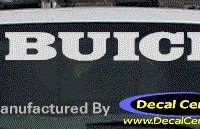 DC08014 Buick Decal 