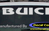 DC08016 Buick Decal 