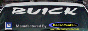 DC08019 Buick Decal
