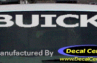 DC08034 Buick Decal 