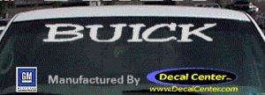 DC08038 Buick Decal