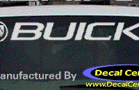 DC08046 Buick Decal w/Symbol 