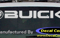 DC08047 Buick Decal w/Symbol 