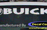 DC08048 Buick Decal w/Symbol 
