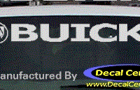 DC08049 Buick Decal w/Symbol 