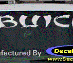 DC08050 Buick Decal w/Symbol