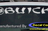 DC08050 Buick Decal w/Symbol 