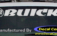 DC08051 Buick Decal w/Symbol 