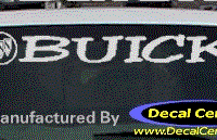 DC08053 Buick Decal w/Symbol 