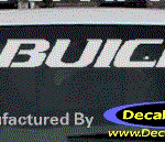 DC08054 Buick Decal w/Symbol