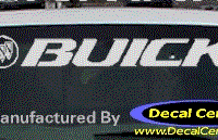DC08054 Buick Decal w/Symbol 