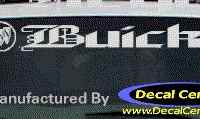 DC08055 Buick Decal w/Symbol 