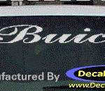 DC08056 Buick Decal w/Symbol