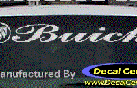 DC08056 Buick Decal w/Symbol 