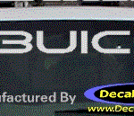 DC08058 Buick Decal w/Symbol