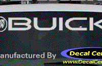 DC08058 Buick Decal w/Symbol 