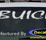 DC08059 Buick Decal w/Symbol