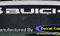 DC08062 Buick Decal w/6 Symbol 