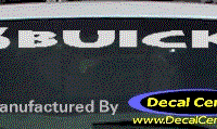 DC08063 Buick Decal w/6 Symbol 